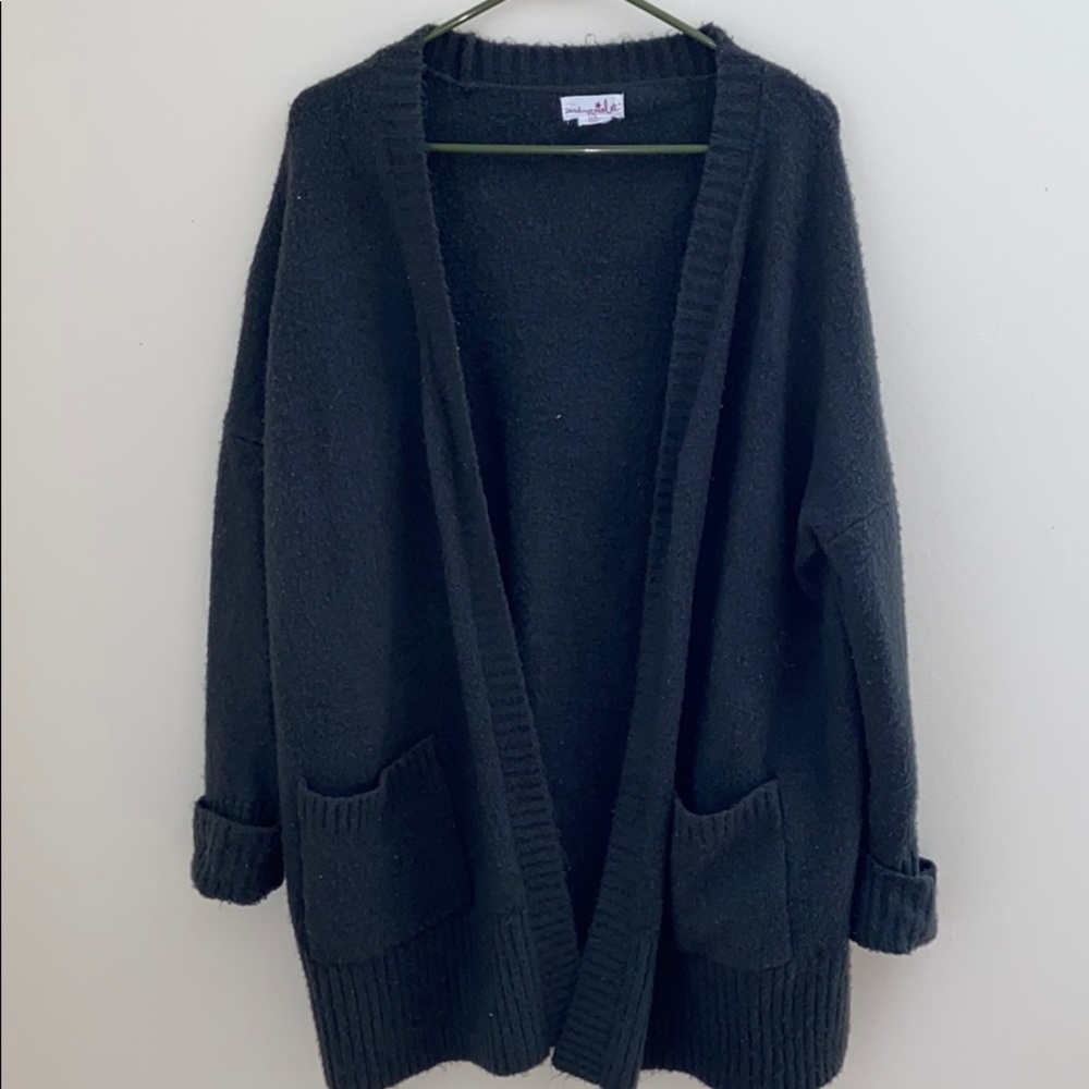 Cardigan Sweater Olive Green size medium